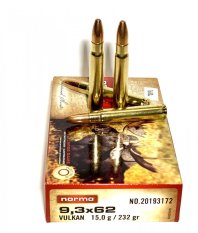 Náboj Norma 9,3x62 Vulkan 15g