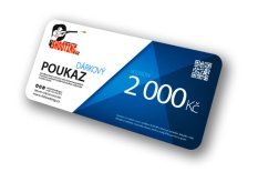 Dárkový poukaz v hodnotě 2000,- Kč