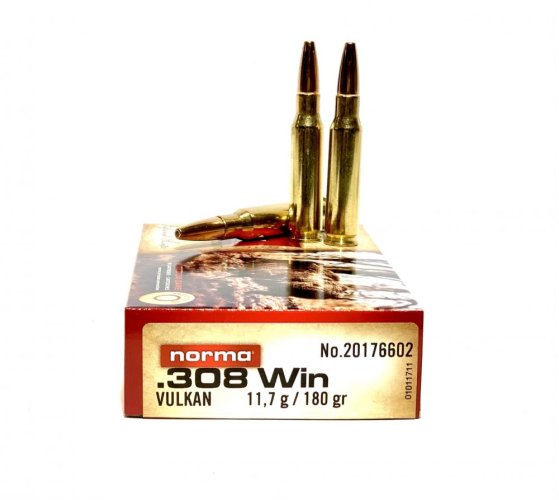 Náboje NORMA .308 win VULKAN 11,7 g