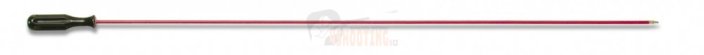 Vytěráková tyč puška ocel PVC potah pr.5mm 80cm