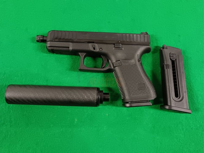 Komisní Pistole samonabíjecí Glock 44, 22LR s tlumičem
