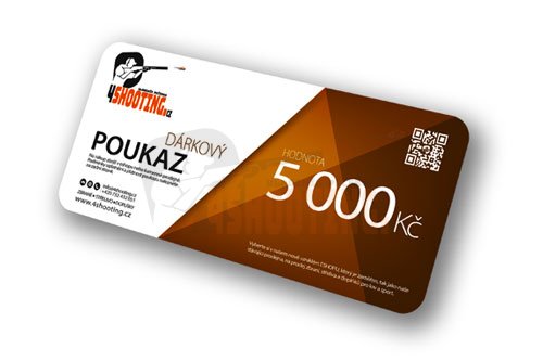 Dárkový poukaz v hodnotě 5000,- Kč