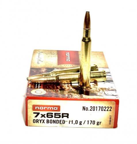 Náboje NORMA 7x65R 11g ORYX BONDED
