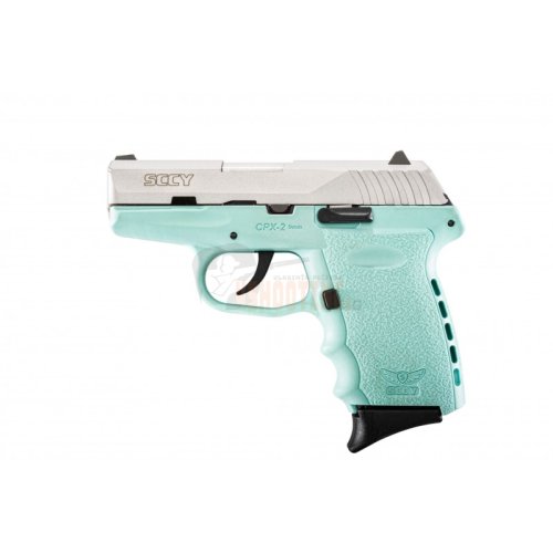 Pistole samonabíjecí SCCY CPX-2 9mm nerez - Barva: Šedá