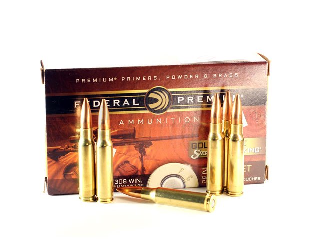 Náboj kulový Federal, Premium Gold Medal,.308 Win., 168GR, Sierra Match King