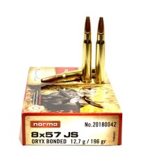 Náboje NORMA 8x57 JS ORYX BONDED