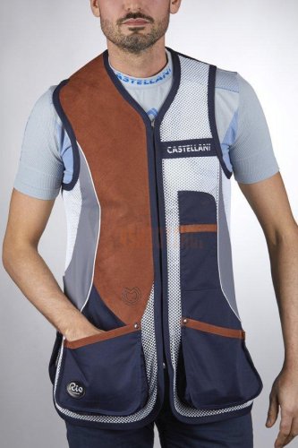 Vesta Castellani RIO MESH VEST WHITE/NAVY/GREY - Velikost: 44