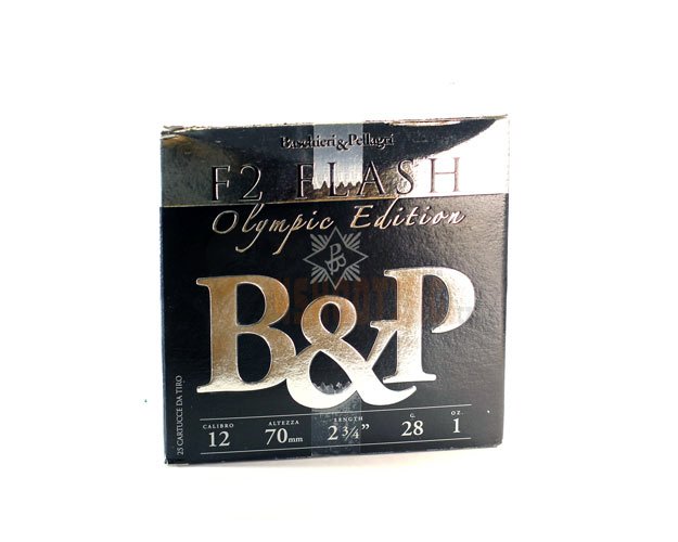 Brokové náboje B&P F2 Flash 12/70 24g, brok 2,0mm,
