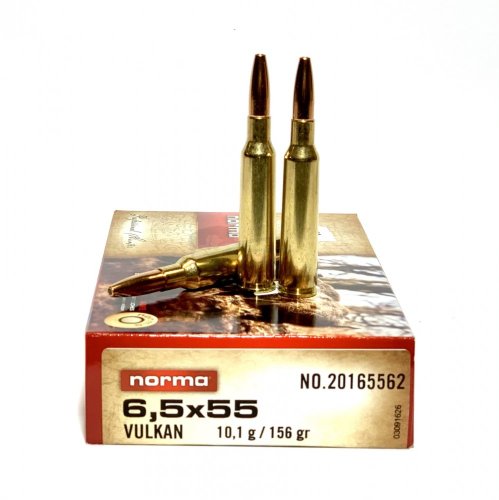 Náboje NORMA 6,5x55 VULKAN, 10,1g