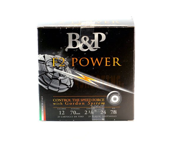 Náboje B&P F2 Power 12/70/24/7,5 (2,4mm)