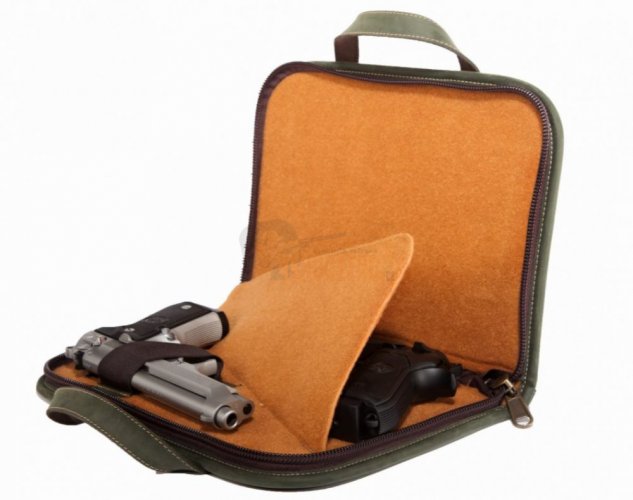 Kožené pouzdro ARTIPEL na pistoli se zásobníkem na střelivo