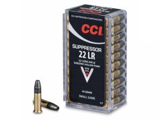 Náboje CCI 22LR Suppressor Subsonic HP 45gr