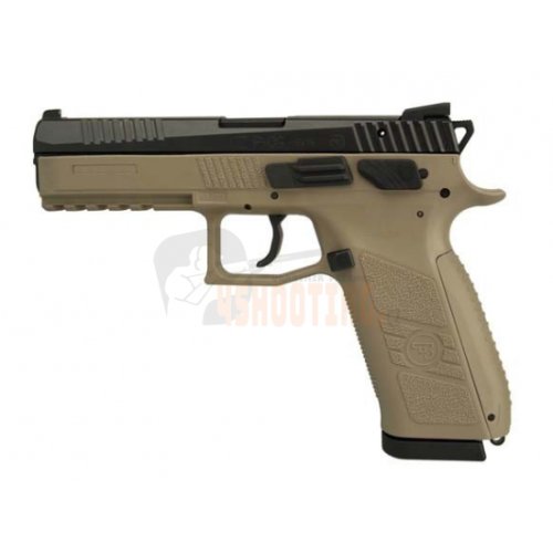 Pistole samonabíjecí CZ P-09 s barvou rámu FLAT DARK EARTH